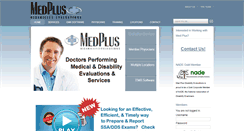 Desktop Screenshot of medplusdisabilityevaluations.com